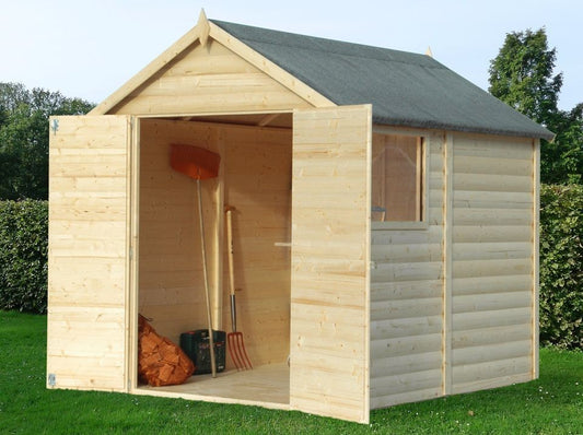 Abri de Jardin bois Tonga 181 x 239 - 19 MM